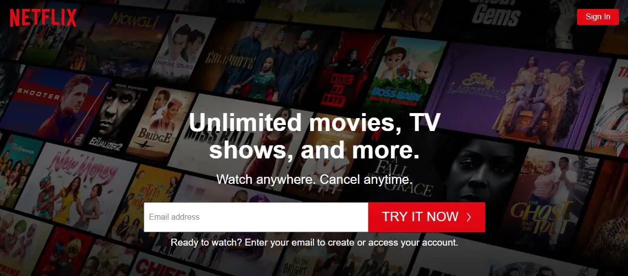 Netflix affiliate program