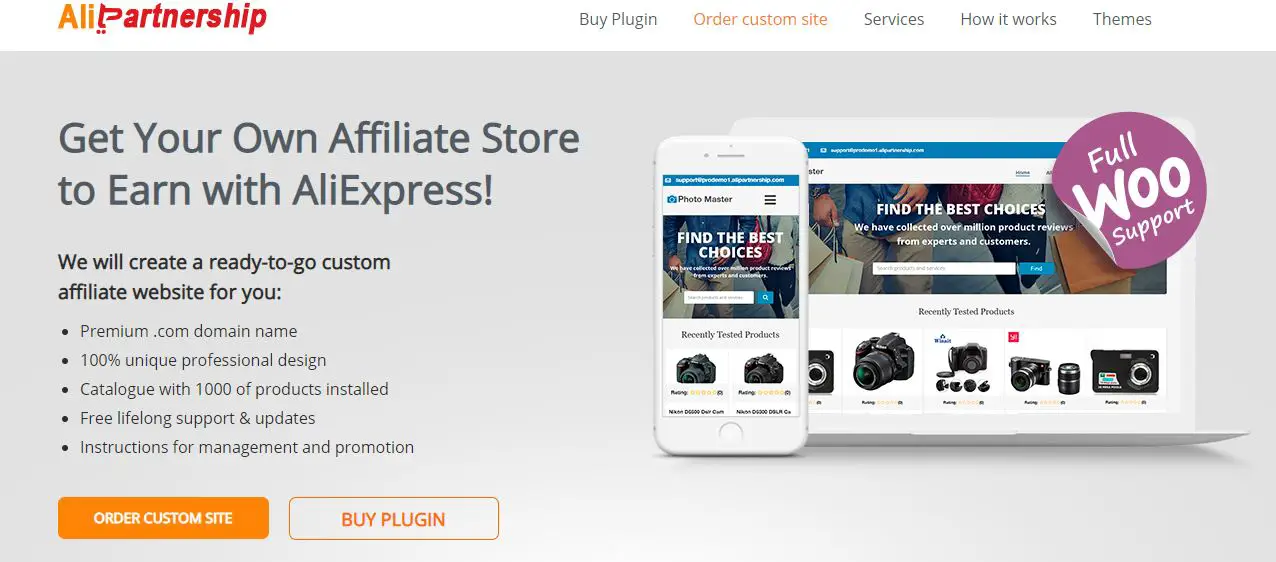 Aliexpress affiliate store
