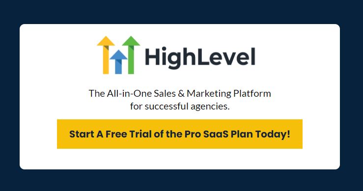 Gohighlevel SaaS pricing